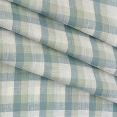Shirt & Kurta Fabric Linen Club Pure Linen Lining Colour Light Blue N White