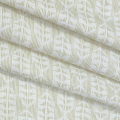 Shirt & Kurta Fabric Linen Club Pure Linen Printed Colour Light Gin Green