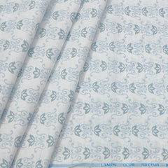Shirt N kurta Fabric Linen Club Linen Blended Printed Colour Green N Light Blue