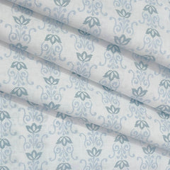 Shirt N kurta Fabric Linen Club Linen Blended Printed Colour Green N Light Blue