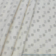Shirt Fabric Linen Club Pure Linen Dobby Colour Ash Brown