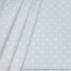 Shirt N kurta Fabric Linen Club Linen Blended Printed Colour Light Blue