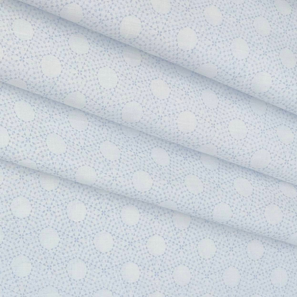 Shirt Fabric Linen Club Linen Blended Printed Colour Light Blue