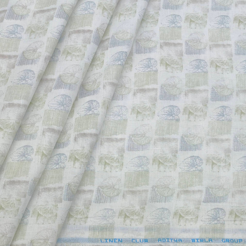 Shirt N kurta Fabric Linen Club Linen Blended Printed Colour Multicolour