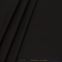 Trouser Fabric Donear Pure Cotton Textured Colour Dark Coffee