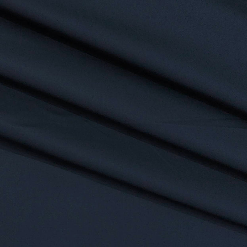 Trouser Fabric Donear Pure Cotton Plain Colour Dark Agean Blue
