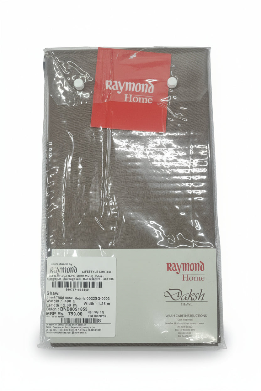 Raymond Acrylic Shawl Lohi Daksh Colour Brown