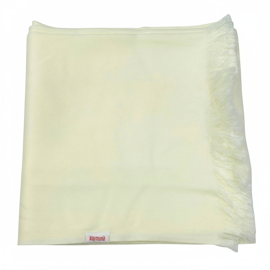 Raymond Acrylic Shawl Lohi Daksh Colour Cream