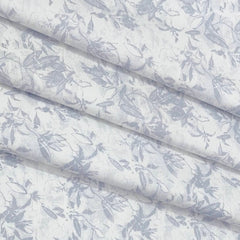 Shirt Fabric ManTire Giza Cotton Printed Colour Dusty Blue