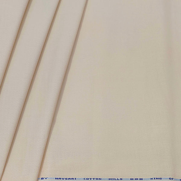 Shirt n Kurta Fabric Stiff Pure Cotton Self Dotted Premium Colour Light Buff