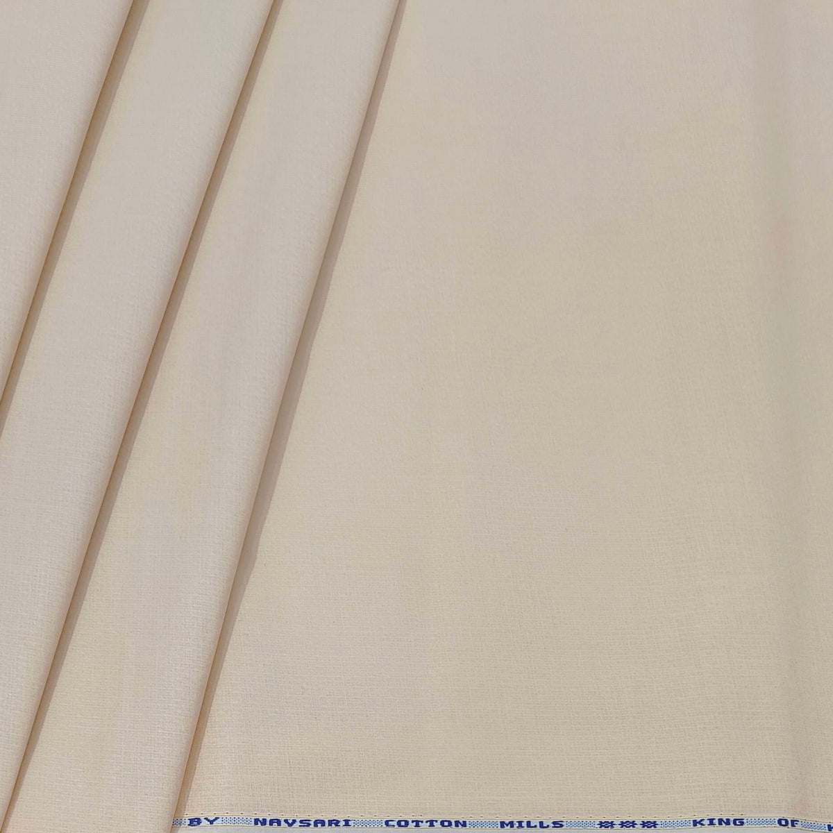 Shirt n Kurta Fabric Stiff Pure Cotton Self Dotted Premium Colour Light Buff