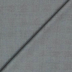 Trouser Fabric Canetti Italy Merino 100s Wool Blend Jacquard Check Colour Ash Grey