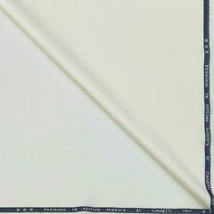 Trouser Fabric Canetti Italy Luxury TR Plain Colour Cream