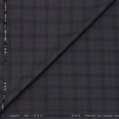 Trouser Fabric Canetti Italy Luxury TR Broad Check Colour Frost Lavender