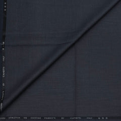 Trouser Fabric Canetti Italy Luxury TR Textured Colour Bluish Grey