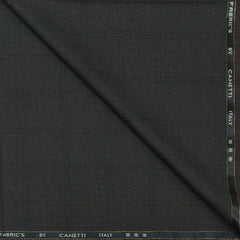 Trouser Fabric Canetti Italy Luxury TR Broad Check Colour Brownish Green