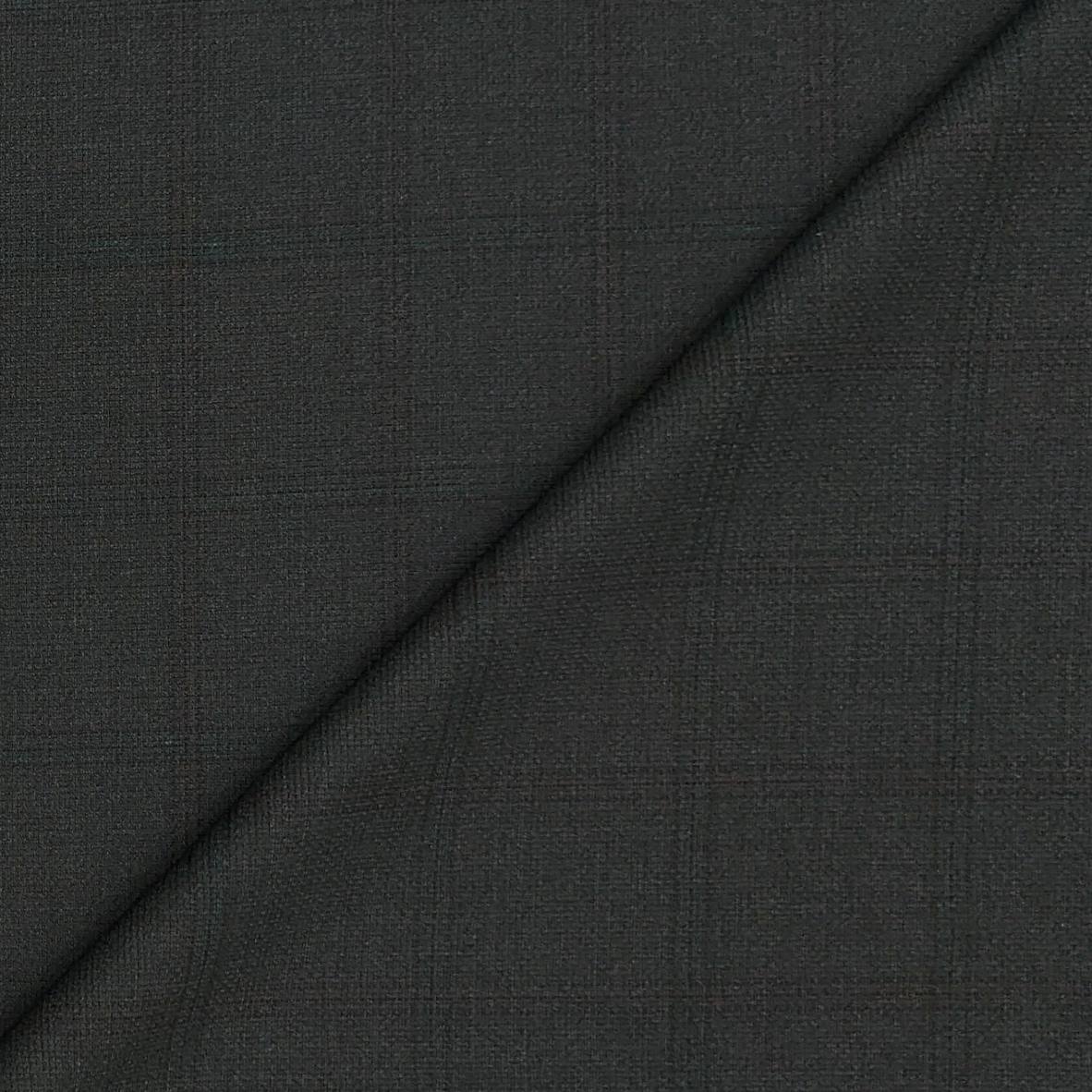 Trouser Fabric Canetti Italy Luxury TR Broad Check Colour Brownish Green