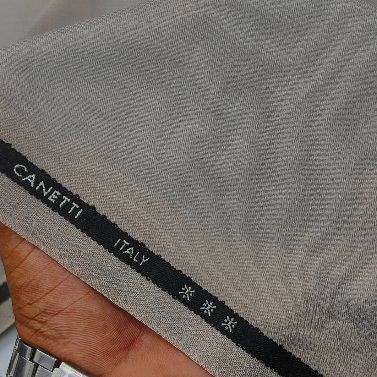 Trouser Fabric Canetti Italy Luxury TR Mild Check Colour Light Peach
