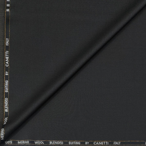 Trouser Fabric Canetti Italy Merino 100s Wool Blend Pin Check Colour Dull Brown