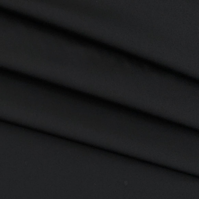 Trouser Fabric Donear Pure Cotton Plain Colour Black
