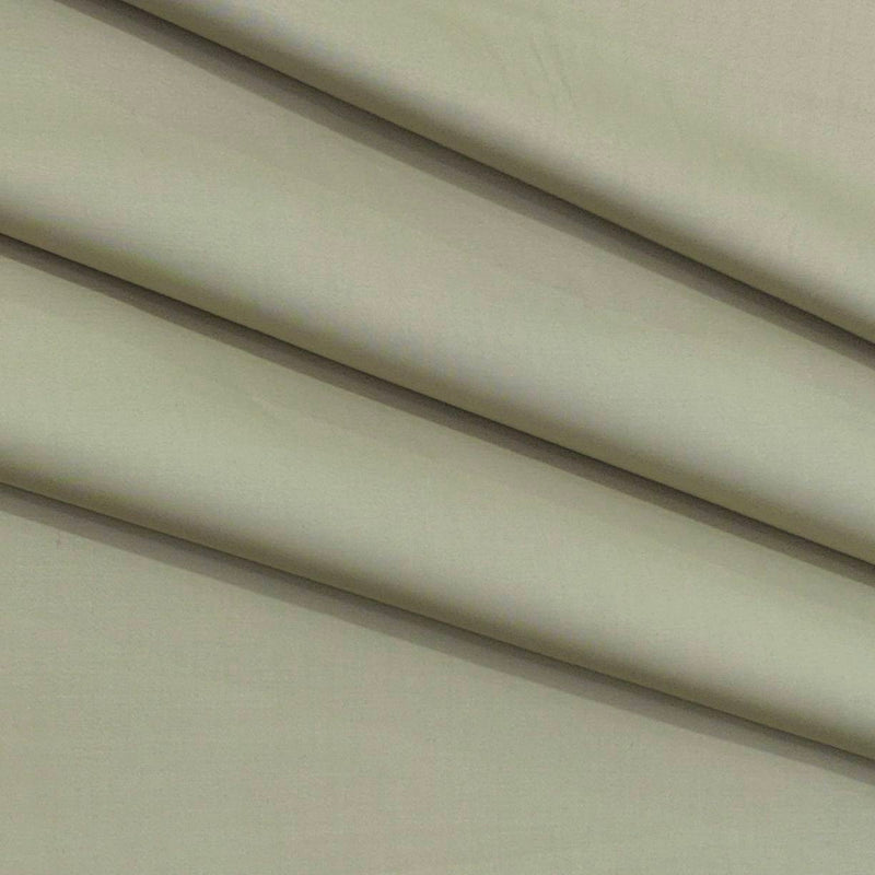 Trouser Fabric Donear Pure Cotton Plain Colour Greenish Brown