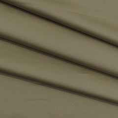 Trouser Fabric Donear Pure Cotton Plain Colour Moss Brown