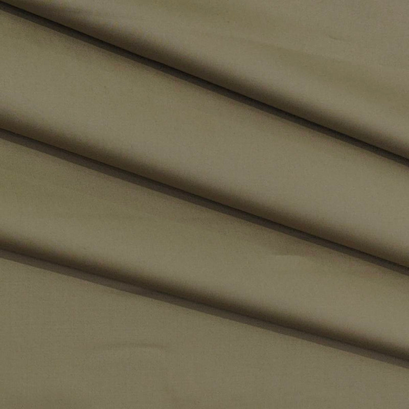 Trouser Fabric Donear Pure Cotton Plain Colour Moss Brown