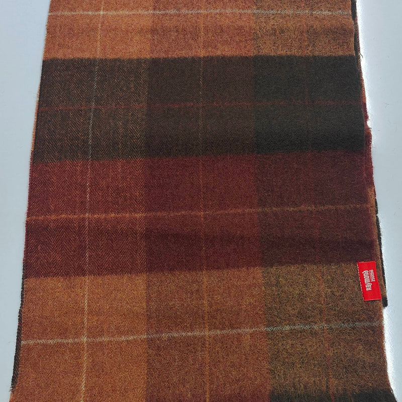 Raymond Pure Wool Muffler Colour Red N Brown, Multicolour