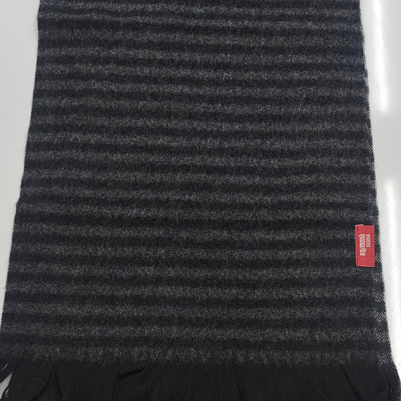 Raymond Pure Wool Muffler Colour Dull Black