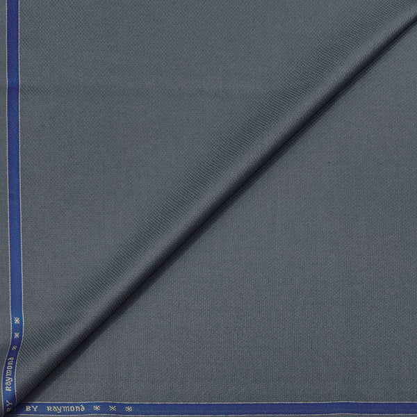 Suiting (1.75 mt) Trouser Fabric Raymond Poly Viscose Dotted Colour Bluish Grey