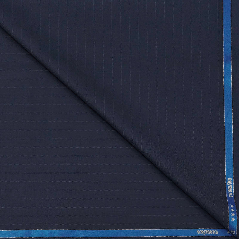 Suit Fabric Raymond Fine Wool Blended Lining Color Dark Blue