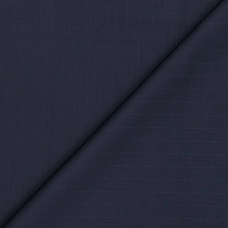 Suit Fabric Raymond Fine Wool Blended Lining Color Dark Blue