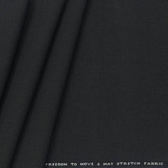 Suit Fabric Graviera 4 way Lycra Worsted Color Dark Grey