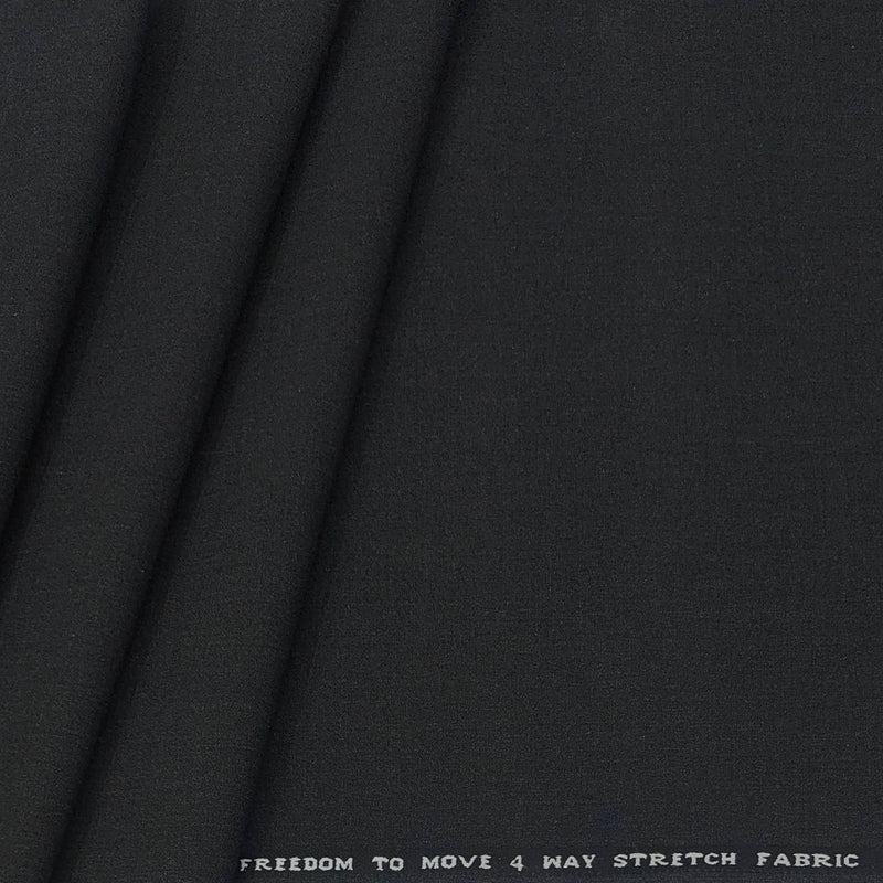 Suit Fabric Graviera 4 way Lycra Worsted Color Dark Grey
