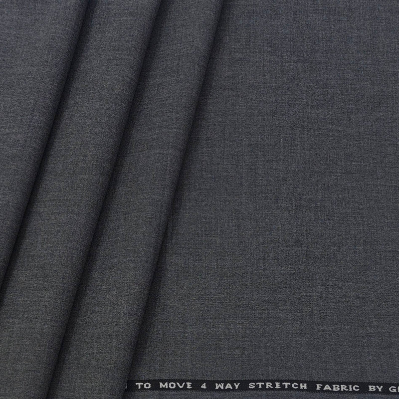 Suit Fabric Gaviera 4 way Lycra Worsted Color Light Grey