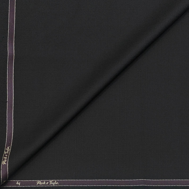 Suit Fabric Reid & Taylor 100s Wool Blended Mild Check Color Brunette Brown