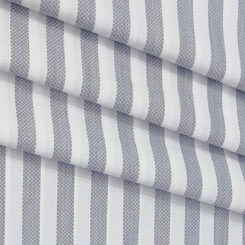 Shirt Fabric Mantire Poly Cotton Patta Lining Colour Grey N White