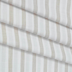 Shirt Fabric Mantire Poly Cotton Patta Lining Colour White N Brown