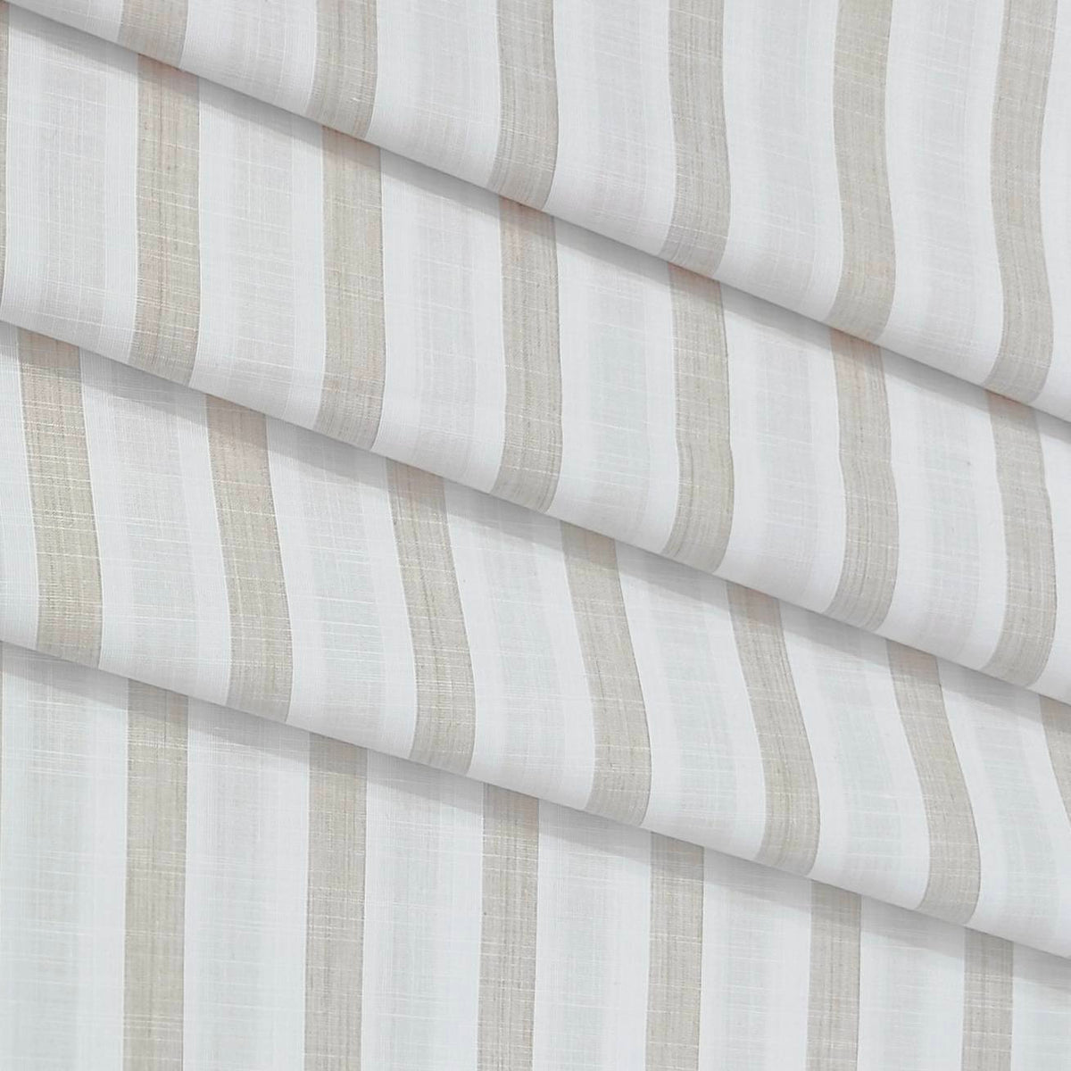 Shirt Fabric Mantire Poly Cotton Patta Lining Colour White N Brown