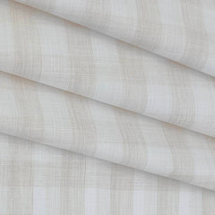 Shirt Fabric Mantire Poly Cotton Broad Check Colour Light Brown