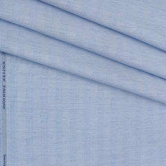 Shirt Fabric Mantire Poly Cotton Patta Jacquard Colour Blue