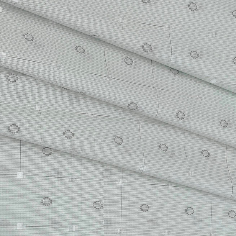 Shirt Fabric ManTire Poly Cotton Jacquard Colour Light Tea Green