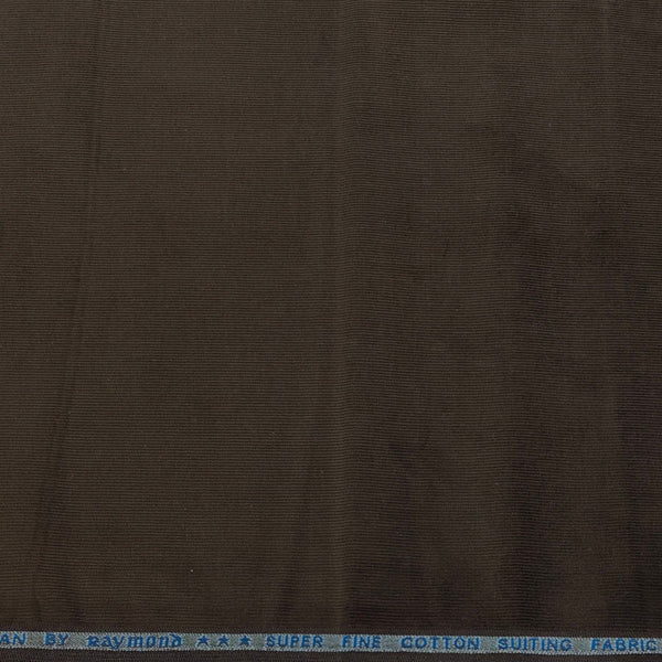 Courdray Raymond Pure Cotton stretchable Trouser Fabric Colour Coffee