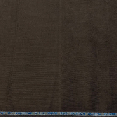 Courdray Raymond Pure Cotton stretchable Trouser Fabric Colour Coffee