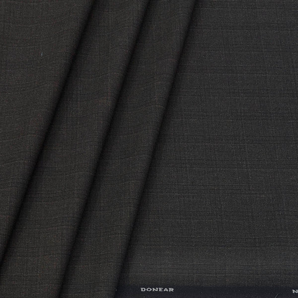 Trouser Fabric Donear 4Way Lycra Premium Mild Check Colour Mocha Brown