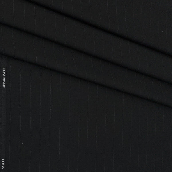 Trouser Fabric Donear 4Way Lycra Premium Broad Lining Colour Black