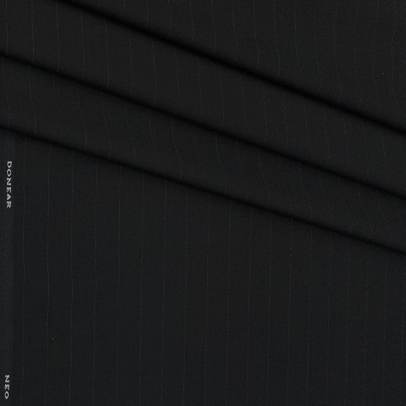 Trouser Fabric Donear 4Way Lycra Premium Broad Lining Colour Black