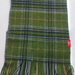 Raymond Pure Wool Muffler Colour Maximum Green