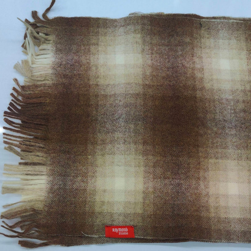 Raymond Pure Wool Muffler Colour Brown