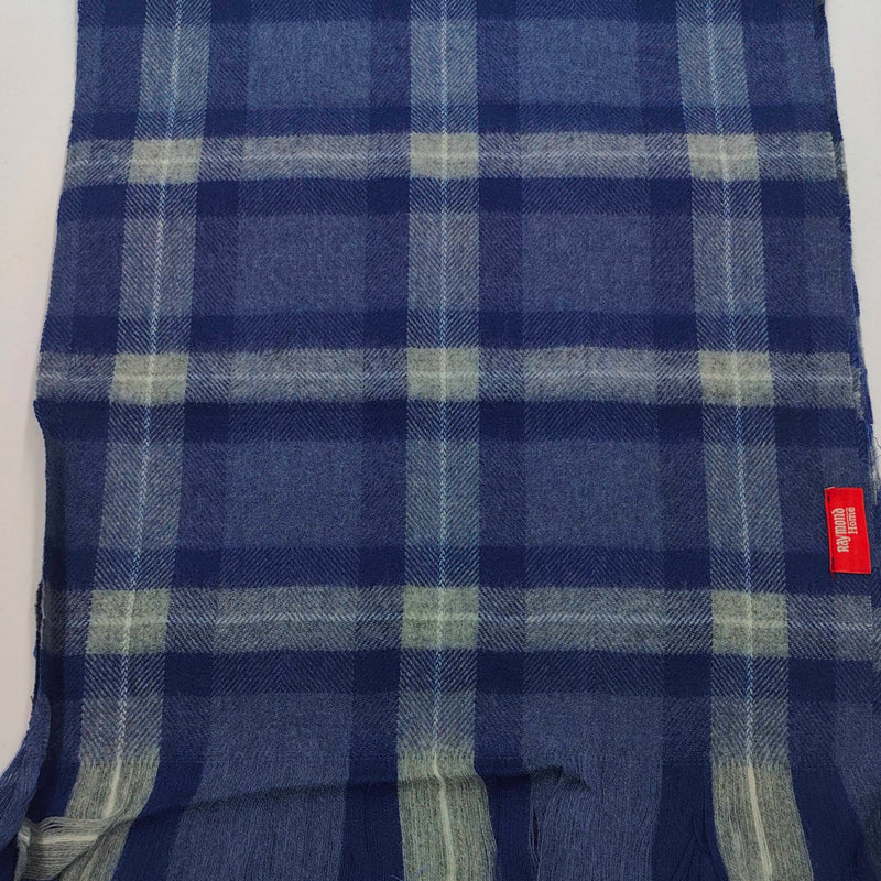 Raymond Pure Wool Muffler Colour Blue